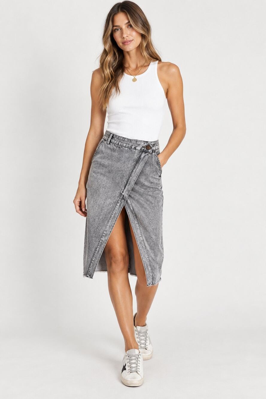 One x One Teaspoon Midi Skirt
